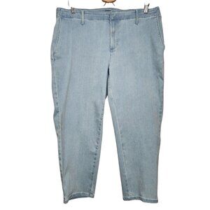 J. Jill 18P Petite Jeans Slim-Leg Ankle Stretch Light Wash